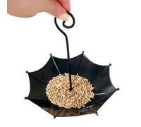 Mangiatoia Per Colibrì A Forma Di Ombrello | Mangiatoia Per Piccoli Uccelli A Forma Di Ombrello | Con Gancio Vassoio E Altezza Regolabile | Per Pollame Galline Cibo Giardino Terrazza Ed Esterno