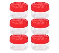 Mangiatoia per colibrì a mano, dispenser per colibrì a mano, per esterni, piccola mangiatoia per uccelli, creativa per uccelli, 6 pezzi, per ponte, terrazza, cortile, giardino