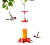 Mangiatoia per colibrì, distributore di cibo per colibrì, stazione di alimentazione per uccelli, per cortili, cortili, terrazze, attrattore per fauna selvatica all'aperto, serbatoio da appendere per