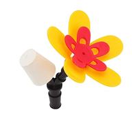 Mangiatoia per colibrì Fai-da-te, Bottiglia Sospesa in Plastica Mangiatoia per colibrì Attraente Mini Mangiatoia per colibrì a Forma di Fiori per Patio, Esterno (Fiore singolo)