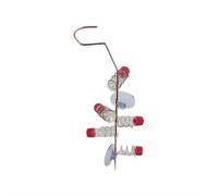 Mangiatoia per colibrì finestra geometrica,Alimentatore moderno per colibrì,Alimentatore per colibrì in rame con bottiglie di vetro,Ventose,Rame e alluminio artigianali,Stazioni multiple