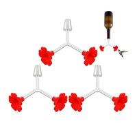 Mangiatoia per colibrì per esterni, anti-formiche, per fiori e colibrì, a prova di schizzi d'acqua, per giardino, balcone, patio, e terrazza