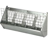 Mangiatoia per conigli con porta fieno 39 cm 4 SCOMPARTI