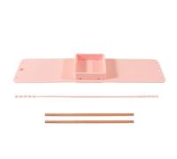 Mangiatoia per da esterno Vassoio in Silicone con Trespolini in Legno e