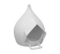 Mangiatoia per - Dispenser per mangime sospeso resistente alla pioggia, supporto per semi da esterno, stazione per selvatici a ricarica facile | Godetevi il birdwatching tranquillo per