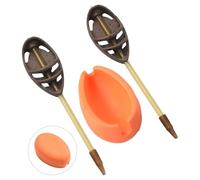 Mangiatoia per esche in linea per pesca alla carpa, design cavo che migliora la precisione del rilascio dell'esca, sistema di cambio rapido con strumento per esche (40 g)