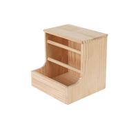 Mangiatoia per fieno in legno, distributore di cibo, antiribaltamento, durevole,