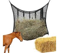 Mangiatoia per fieno per - Borse da fieno portatili, rete da fieno multiuso per | reti da fieno lente rettangolari resistenti agli strappi con fori da 3 cm per evitare di mangiare
