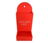 Mangiatoia per ghiaia con stampa 3D, decorazione per la casa in plastica resistente. (ROSSO) Myb943 (B, 17,6 x 9 x 8,1 cm)