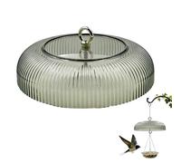 Mangiatoia per , grande, impermeabile, trasparente, copertura per l'alimentazione degli per la pioggia, per casetta degli , finestra, balcone, giardino, cortile, patio, inverno