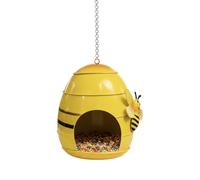 Mangiatoia per in metallo - Supporto per alimenti divertente resistente alle intemperie, mangiatoia sospesa durevole, attira gli selvatici come fringuelli e per osservare il