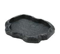 Mangiatoia per lucertole, ciotola per il mangime per rettili, ciotola per l'acqua per rettili, ciotola per rettili, ciotola per rettili in resina ABS per lucertole, guscio rettili per tartarughe,