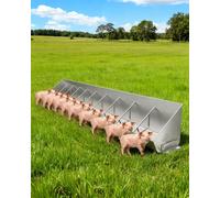 Mangiatoia per maiali da esterno, resistente ciotola per animali come vitelli, capre, pecore e cavalli, soluzione versatile per alimentazione da 102 a 190 cm