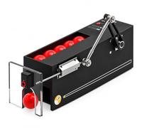 Mangiatoia per palline da biliardo, lanciatore automatico per allenamento | Smart Shot Tracker per allenamento in stile match, traccia la precisione e il conteggio dei tratti per una migliore