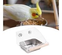 Mangiatoia per pappagalli, tazza per uccelli di piccole e medie dimensioni,