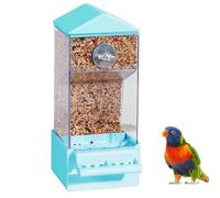 Mangiatoia Per Pappagallini,Alimentatore Automatico Per Gabbia Esterna | Contenitore Di Cibo Trasparente Per Cardellini Canarini Cacatua Pettirossi | Per Cortile Patio