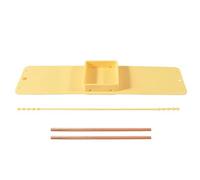 Mangiatoia per per cibo in silicone con trespoli in legno e cinturino