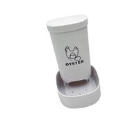 Mangiatoia per pollame per più uccelli, anatre, oche, polli, design facile da pulire, accessorio per alimentazione esterna, dispenser per coraggio