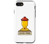 Mangiatoia per polli, design vibrante per animali da fattoria Custodia per iPhone SE (2020) / 7 / 8