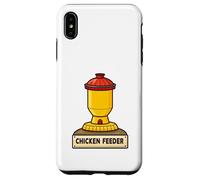 Mangiatoia per polli, design vibrante per animali da fattoria Custodia per iPhone XS Max