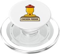 Mangiatoia per polli, design vibrante per animali da fattoria PopSockets PopGrip per MagSafe