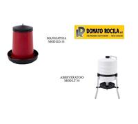 MANGIATOIA PER POLLI E GALLINE MOD. 18KG ABBEVERATOIO POLLI MOD. LT 30