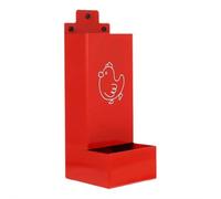Mangiatoia per polli in metallo, dispenser per guscio di ostriche e grana, mangiatoia per pollaio appesa/macinata con struttura in ferro resistente, mangiatoia per pollo in metallo resistente con