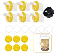 Mangiatoia per polli, senza sprechi, mangiatoia automatica per polli, anatre, oche, uccelli, quaglie