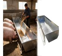 Mangiatoia per suini da Fattoria, abbeveratoio e mangiatoia per capre, polli e Alpaca - Mangiatoia Impermeabile per Bestiame, Facile da Pulire, distributore di Fieno e Acqua per Uso Interno/