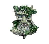 Mangiatoia per Tree Face - Mangiatoia in resina 3D resistente agli agenti atmosferici | Decorazioni pers alberi da esterno per giardino | Scoiattolo Fata Alimentazione, Casa Prato Cort