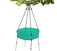 Mangiatoia per uccelli, 50,8 cm, antivento, in rete, mangiatoia per uccelli appendibile per fringuelli, colibrì, ideale per cortile, giardino, balcone o albero, mantiene i semi al sicuro attirando gli