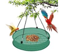 Mangiatoia per uccelli, 50 x 10 cm, rete da appendere per uccelli da giardino, in poliestere, per esterni, resistente alle intemperie, decorazione per cortile, patio, balcone, birdwatching
