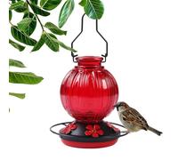 Mangiatoia per uccelli, a 5 porte, a prova di perdite, da appendere, con gancio, per esterni, per cortile, balcone, patio, terrazza, giardinieri, paesaggisti, proprietari di case