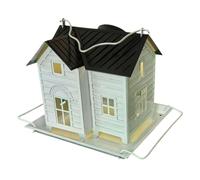 Mangiatoia Per Uccelli A Energia Solare Da Esterno | Porta Mangime per Uccelli,Contenitore Antiscoiattoli Per Pappagalli Con Supporto Da Esterni Per Giardino Terrazzo Cortile