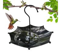 Mangiatoia Per Uccelli A Forma Di Ombrello | Mangiatoie Per Uccelli Da Esterno,Con Design A Ombrellino Stazione Acqua Con Gancio Per Giardino Cortile Terrazzo