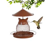 Mangiatoia per uccelli a prova di scoiattolo, mangiatoia per uccelli a prova di perdite, stazione di alimentazione per fringuelli con design per osservare la fauna selvatica e osservare la natura in