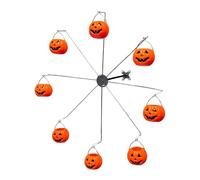 Mangiatoia per uccelli a ruota rotante unica di Halloween con azione rotante migliora gli spazi esterni per gli amanti della natura movimento rotante