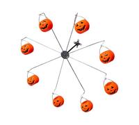 Mangiatoia per uccelli a ruota rotante unica di Halloween con azione rotante migliora gli spazi esterni per gli amanti della natura mangiatoia per uccelli