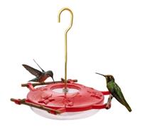 Mangiatoia per uccelli, anti serbatoio, 21,9 x 17,7 x 4,5 cm, contenitore da appendere con layout stabile per posatoio, dispositivo di alimentazione per animali selvatici, da giardino per