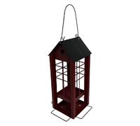 Mangiatoia per uccelli antiscoiattoli - Distributore di cibo in metallo | Distributore di cibo sospeso colibris,per giardino cortile terrazza portico parco albero balcone colibrì pinson passero