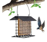 Mangiatoia Per Uccelli Appesa - Dispenser Per Palline Di Grasso Riutilizzabile E Lavabile | Resistente A Scoiattoli E Agenti Atmosferici Per Giardino E Balcone | Per Colibrì, Picchi, Pappagalli E Ucce