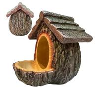 Mangiatoia Per Uccelli - Birdhouse Design Aperto, Mangiatoia Decorativa Esterna Accessorio Da Giardino Appeso Capannone In Stile Legno | Stazione Di Alimentazione Per Uccelli Selvatici, Per Finestra