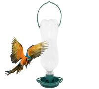 Mangiatoia per uccelli, bottiglia da giardino, per cibo, per giardino, cortile, patio, prato, finestra, balcone, terrazza, attrazione per la fauna selvatica