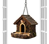 Mangiatoia per Uccelli con Ganci, Appendino Decorativo in Resina per Nido, Alimentatore per Uccelli da Esterno per Nido, Ideale per Sentieri, Giardino, Prato, Portico, Finestra, Albero,