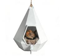 Mangiatoia per uccelli, contenitore decorativo per uccelli semichiuso, mangiatoia per uccelli, casetta per uccelli da appendere, per animali selvatici, natura, casa, balcone, cortile, terrazza