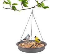 Mangiatoia per uccelli da appendere, 1 abbeveratoio per uccelli da | Mangiatoia per uccelli, resistente all'inverno, da giardino, con gancio in metallo, abbeveratoio d'acqua per uccelli