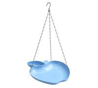 Mangiatoia per uccelli da appendere e vasca da bagno per uccelli | Vassoio per alimentazione da esterno in PP 22 x 22 x 3 cm Use e vasca da bagno per parrocchie selvatiche per la decorazione