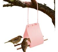 Mangiatoia per uccelli da esterno Alimentazione in Silicone con Posatoi in