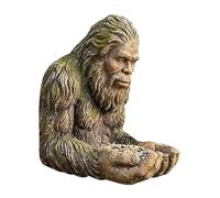 Mangiatoia per uccelli da esterno | Casetta per uccelli da giardino come elemento decorativo scultoreo | Mangiatoia per uccelli selvatici per il montaggio sul tronco | per giardino, terrazza, cortile