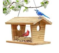 Mangiatoia per Uccelli da Esterno - Decorazione da Giardino Rustica Resistente alle Intemperie - Mangiatoie per Colibrì da Esterno - per Fringuello Selvatico Azzurro Cincia Giardino Patio Portico Balc